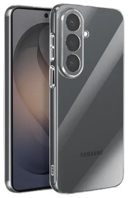 Image de Avizar, coque souple en silicone avec protection renforcée pour l'appareil photo, Galaxy S26 Plus, transparente