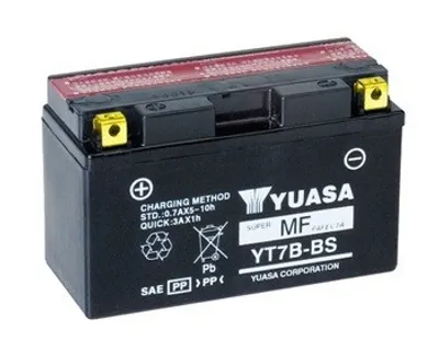 Productafbeelding van YUASA YT7B-BS batterij, 6,5 Ah, GEL-technologie