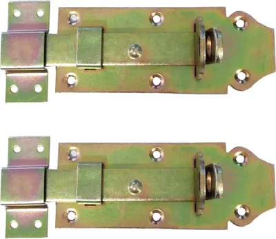 Produktbild von 2 x Schlossriegel 120 x 44 mm, verzinkt
