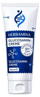 Produktbild von Herbamina | Wärmende Massagecreme mit Menthol & Kräuterölen 100 ml