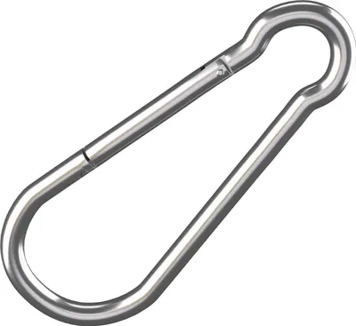 Produktbild von Seilwerk STANKE Karabinerhaken galvanisch verzinkt Karabiner DIN 5299, 10x100mm, 25 Stück