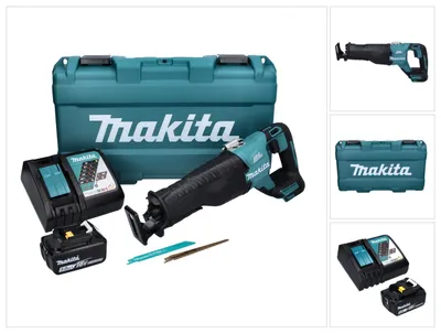 Produktbild von Makita DJR 187 RT1K Akku Reciprosäge 18 V Brushless + 1x Akku 5,0 Ah + Ladegerät + Koffer