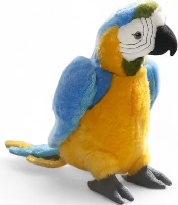 Obrázok produktu pre Carl Dick papagáj modro-žltý cca 27 cm 3338 Plyšová hračka, mäkká hračka, plyšové zvieratko