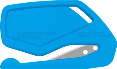 Produktbild von MARTOR 10 x Sicherheitsmesser, verdeckte Klinge, TRENNEX mit SPITZKLINGE 85, Profi Cuttermesser, Leicht, Kunststoff, Rechts- & Linkshänder,