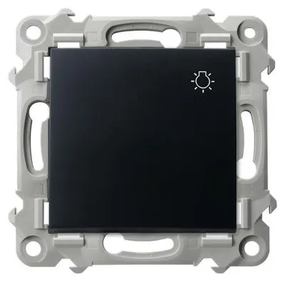 Produktbild von Schalter "Licht" SZAFIR Schwarz Ospel
