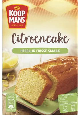 Immagine prodotto di Koopmans Citroencake preparato per dolci 400g – Succosa torta al limone dal gusto naturale