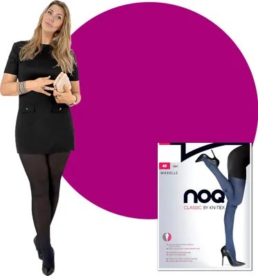 Produktbild von Maxielle Mikrofaser-Strumpfhose in Übergröße, 40 Denier glatt, matt, halbblickdicht 6 Fushia