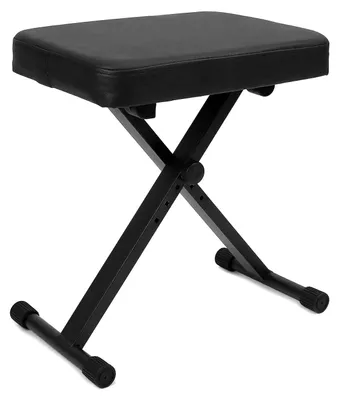 Image de Omgoods - Tabouret de piano pliable avec rembourrage épais et réglable en hauteur