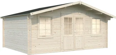 Produktbild von Palmako Gartenhaus Klara 17,0 m² aus Holz Gartenhaus mit 28 mm Wandstärke Gartenhütte Geräteschuppen 17.42 m² Satteldach