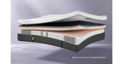 Image de Matelas Emma 135x190 cm, modèle Luxe Cooling Hybrid, épaisseur 25 cm