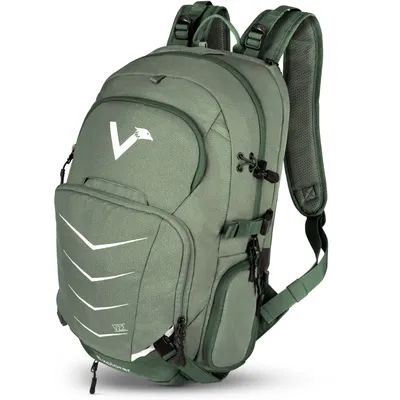 Produktbild von Valkental® Explorer Wanderrucksack, Wasserfest & Reflektierend - 22L - grün