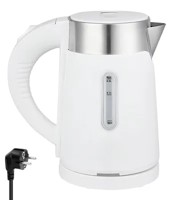 Reise-Wasserkocher 0,8 l, 600 W, Edelstahl, 360°-Sockel