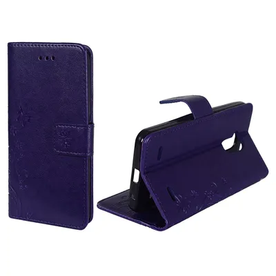 Immagine prodotto di Custodia protettiva con motivo floreale per smartphone ZTE Blade V7 Lite, colore viola