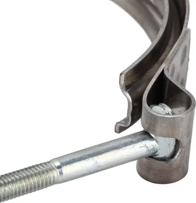 Immagine prodotto di Morsetto a V per scarico turbocompressore auto, acciaio inossidabile, ricambio per Cummins HX40 Turbo