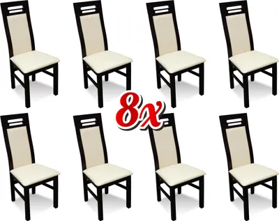 Produktbild von Design Esszimmer Stuhl Set Stühle 8x Garnitur Gruppen Neu Komplette Sitzgruppe