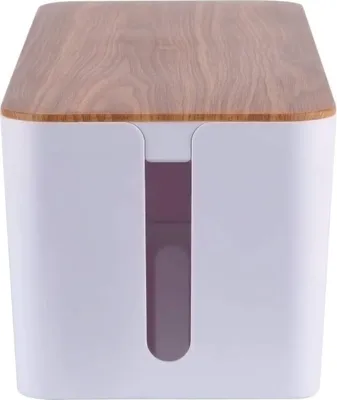 Produktbild von 300173 Kabelaufbewahrungsbox, Weiß