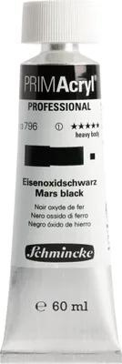 Produktbild von Eisenoxidschwarz 60ml - PRIMAcryl Acrylfarbe Schmincke 13 796 011