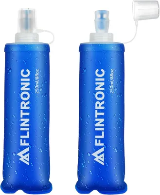 Productafbeelding van Opvouwbare drinkflessen 250 ml - Set van 2 - BPA-vrij