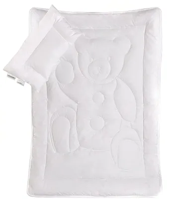 Image de Omgoods - Couverture + Taie d'oreiller - 100% coton - Hiver - Anti-allergique (100x135 cm)