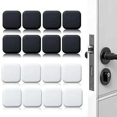Produktbild von 16 Stück türstopper wand selbstklebend, türpuffer wand, gummipuffer, Türklinkenpuffer, Wandpuffer, für Türklinken gegen Türanschlag