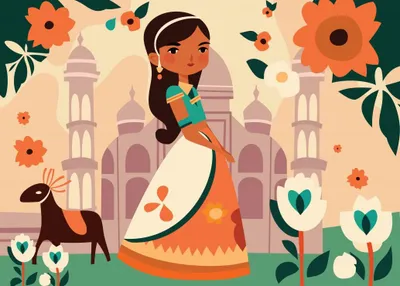 Immagine prodotto di Bluebird Puzzle Puzzle La Princesse Indienne - 104 Teile Kinderpuzzle