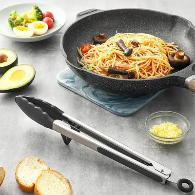 Produktbild von Edelstahl-Küchenmesser-Set 3-teilig 27cm