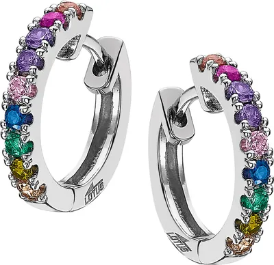 Image de Lotus Silver Créoles Femmes Lotus Silver IT Girl Boucles d'oreilles D2JLP1993-4-1