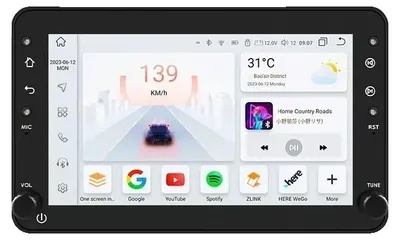 Productafbeelding van Autoradio, schermgrootte, ondersteunt meerdere mediabestanden, compatibel met Alfa Romeo 159/159 Sportwagon/Brera/Spider, S6 (6G 64G)