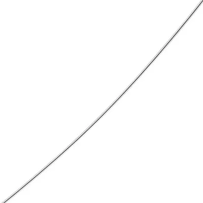 Produktbild von 1mm Halsreif Omegareif Omegakette 585 Gold Weißgold Goldkette 45cm abschraubbar