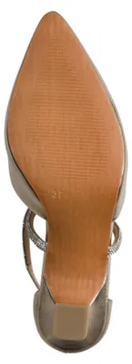 Produktbild von MARCO TOZZI Damen Riemchenpumps elegant mit Glitzerdetails 2-22443-47, Größe:40 EU, Farbe:Gold