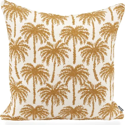 Produktbild von H.O.C.K. Vamosa Palms Outdoor Wendekissen 60x60cm maisgelb Palmen