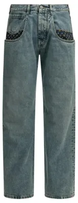 Image de MAISON MARGIELA jean ample femme bleu - 40