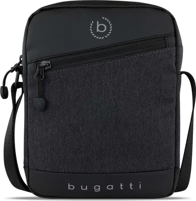 Produktbild von bugatti Umhängetasche Universum Crossbody Bag Black dunkelgrau