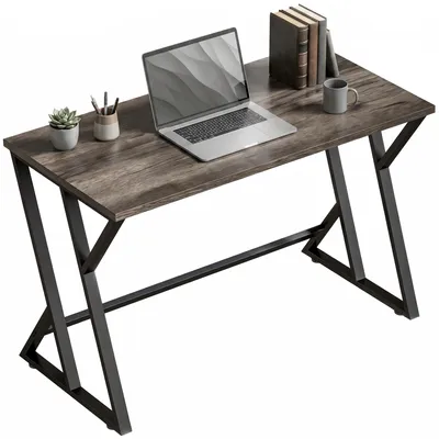 Produktbild von HOMCOM Schreibtisch Computertisch 120x60cm Bürotisch mit Z-förmigem Metallfuß