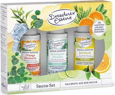 Produktbild von Dresdner Essenz Sauna-Set 3x20ml Sauna-Aufguss