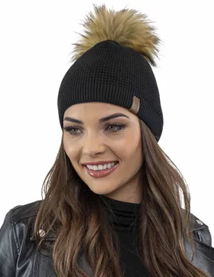 Imagen del producto de VIVISENCE - Gorro de lana para mujer, ideal para el invierno, cálido, antistático, modelo 7041, talla S