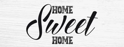 Produktbild von vianmo Holzschild 10x27 cm Home Sweet Geschenk
