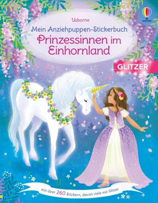 Produktbild von Mein Anziehpuppen-Stickerbuch: Prinzessinnen im Einhornland