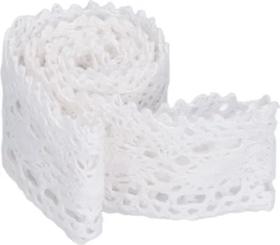 Image de Garniture en dentelle, finition exquise dentelle brodée f�� pour la décoration de vêtements f�� pour la décoration de cadeaux f�� pour la décoration de nappes