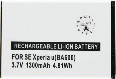 Produktbild von AccuCell Akku passend für Sony Ericsson ST25i, Xperia U, BA600