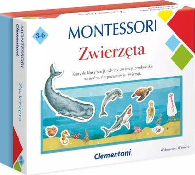 Zdjęcie produktu dla Cle.montessori Zwierzeta 50646