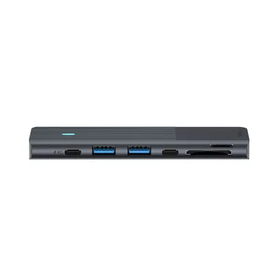 Produktbild von Rapoo UCM-2003, USB Typ-C, HDMI, USB 3.2 Gen 1 (3.1 Gen 1), USB Typ-C, Männlich, Schwarz, 7,5 W, 5 V