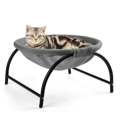 Produktbild von Haustierbett,Hundebett,Hundekissen,Mesh, für den Sommer, 45*42*23cm, für Welpen und Kätzchen, grau