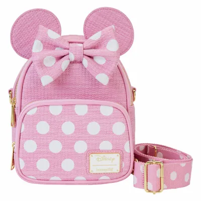 Imagen del producto de Mochila de paja con el personaje Minnie Mouse de Disney, 20 cm