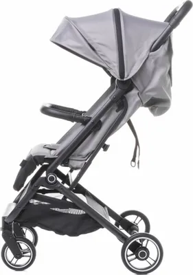 Zdjęcie produktu dla 4Baby | Wózek spacerowy - Szary - Składany - z pozycją leżącą i ochroną przeciwsłoneczną UV50+ - 5-punktowe pasy bezpieczeństwa - do 22 kg - Twizzy