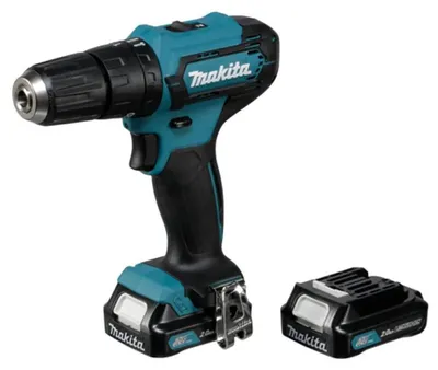 Obrázek produktu pro Makita HP333DSAX1 akumulátorový vrtací šroubovák 12 V max. 2 baterie a nabíječka v kufříku, barva:, velikost