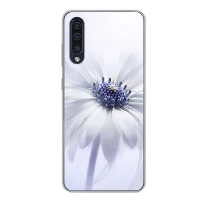 Produktbild von MuchoWow® Handyhülle Schutzhülle Hülle für Samsung Galaxy A50 Blume - Abstrakt - Weiß Silikon Softcase Handy Hülle - Mobiltelefonhülle