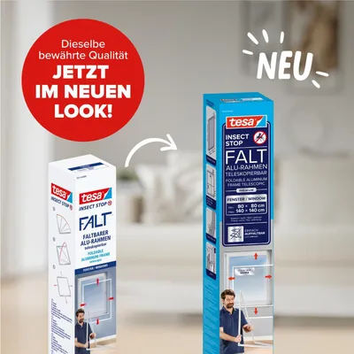 Image de tesa Falt 55214-00-00 Fliegengitter Weiß 1 St. (55214-00-00)