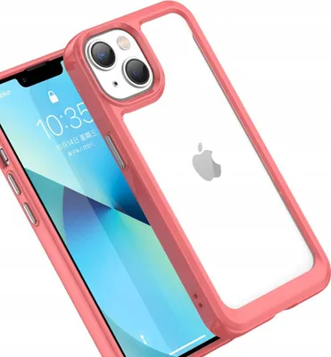 Immagine prodotto di Custodia rinforzata con telaio elastico per Iphone 15 Plus Outer Space - Rosso