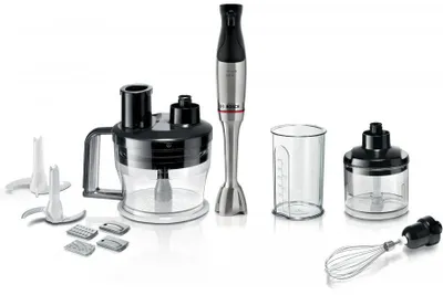 Produktbild von Standmixer Bosch MSM6M871, SER6, Blender, ErgoMaster, 1200 W, Dynamische Geschwindigkeitsregelung, QuattroBlade System Pro, Inklusive Mixer, Küchenmaschine, Messbecher, Zerkleinerer & Edelstahl-Schneebesen